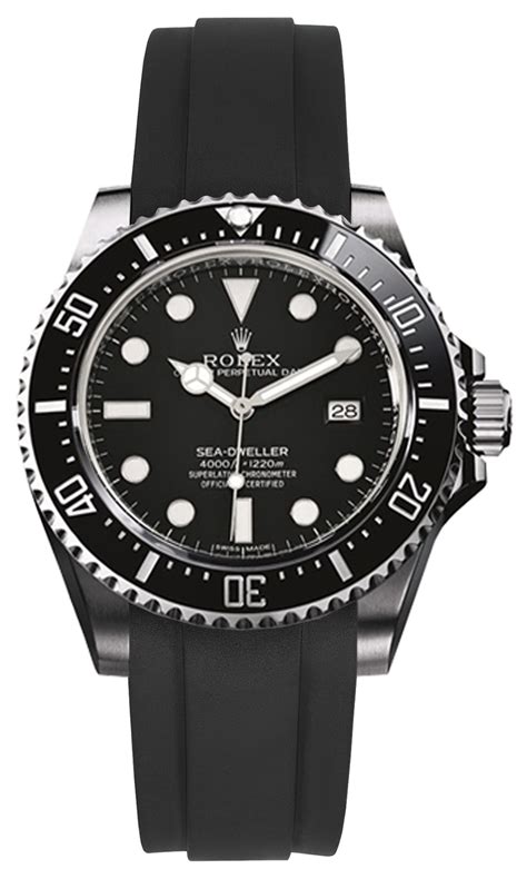 rolex sea dweller kautschukband|RUBBER STRAPS FOR ROLEX® SEA.